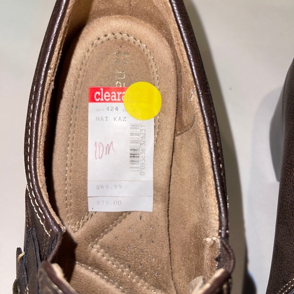 Naturalizer Kaz Women’s Loafer Brown Size 10M | Round Toe | 3” Block Heel | NEW - Picture 3 of 9